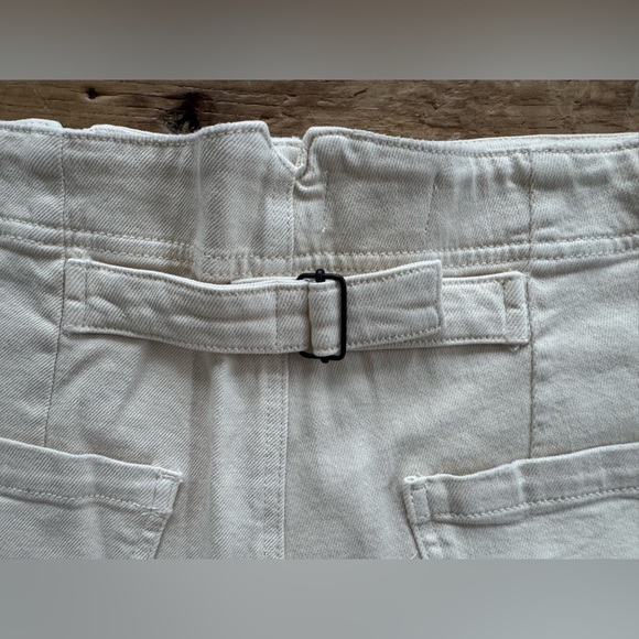 NWOT Anthropologie Pilcro The Kit High Rise Utility Shorts~ Crème~ 32 - Picture 11 of 11